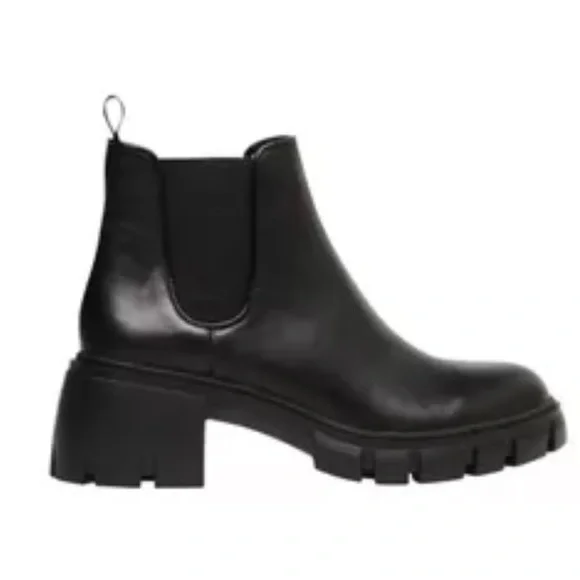 Steve Madden Women’s Howler Lug Sole Chunky Block Heel Boots Shoes Size 10 M NEW - Picture 2 of 11